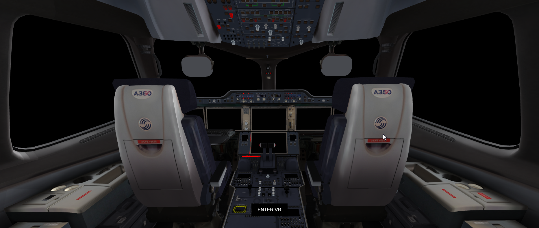 Cockpit en Réalité Virtuelle pour l'entrainement aux opérations